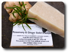 Rosemary & Ginger Solid Shampoo
